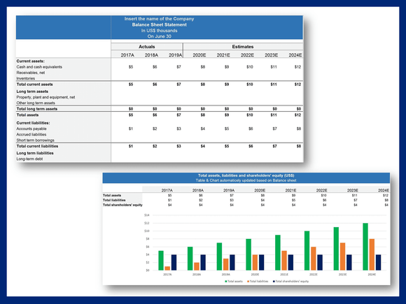 Balance Sheet Template Excel