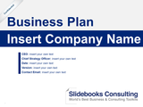 Business Plan Template - Cover page