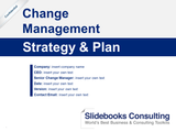 Change Management Strategy and Plan Template - Cover