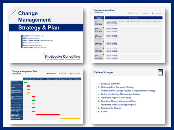 Change Management Strategy and Plan Template