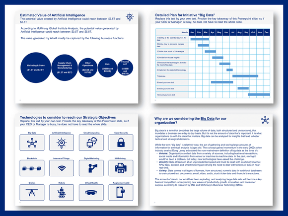 Digital Transformation Strategy and Plan Template
