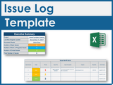 Issue Log Excel Template