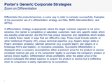 Porter's Generic Strategies - Matrix Tool and Template
