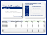 Precedent Transaction Analysis Template