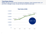 Sales History Chart