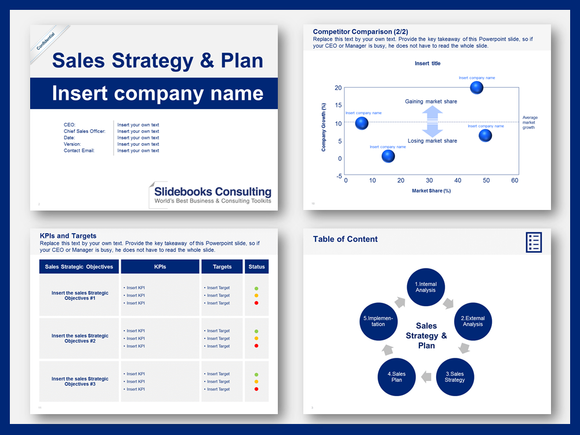 Sales Strategy & Plan Template - Slidebooks Consulting