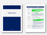 Term Sheet Template between Investor & Startup