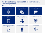 The Bronze Package includes 50% of our Business & Consulting Toolkits