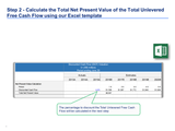 dcf excel template