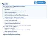 pricing model template